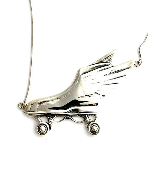 Vintage Roller Skate Necklace