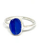Textured Blue Sea Glass 