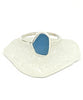 Opaque Milk Glass Blue Sea Glass 