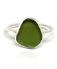 Rich Olive Green Sea Glass 