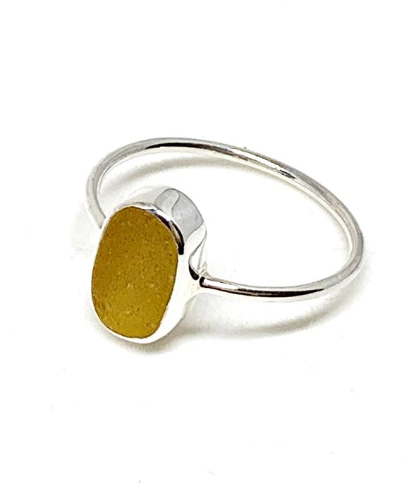 Yellow Sea Glass Stack Able 