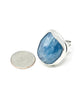 Faceted Amazonite Large Chunky Shape Ring - Size 8