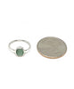 Tiny Aqua Blue Sea Glass Stack Able 