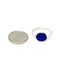 Line Textured Cobalt Sea Glass 