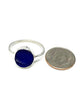 Textured Cobalt Sea Glass 
