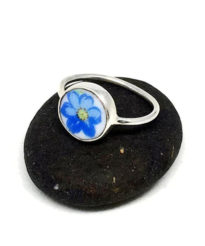 Blue Flower Vintage Pottery 