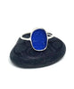 Flower Textured Cobalt Sea Glass 