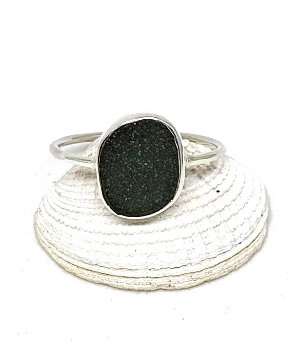 Dark Grey Sea Glass Stack Able 