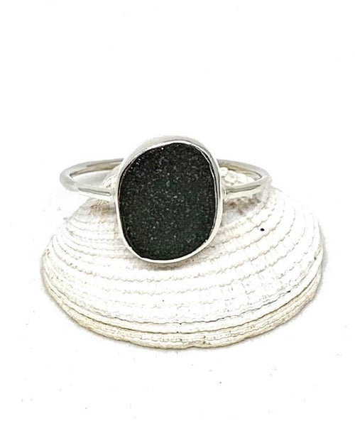 Dark Grey Sea Glass Stack Able 