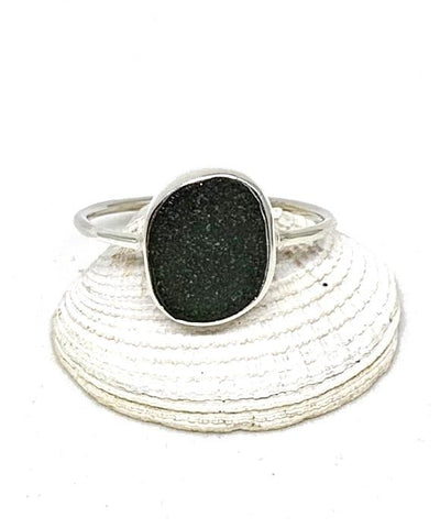 Dark Grey Sea Glass Stack Able 