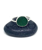 Dark Textured Emerald Green Sea Glass 
