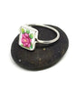 Pink Flower Rectangle Vintage Pottery 