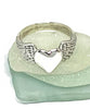 Sterling Silver Heart with Wings Ring