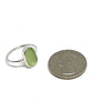 Pale Textured Sage Green Sea Glass 