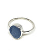 Corn Flower Blue Sea Glass Stack Able 