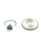 Light Blue Triangle Sea Glass Stack Able 