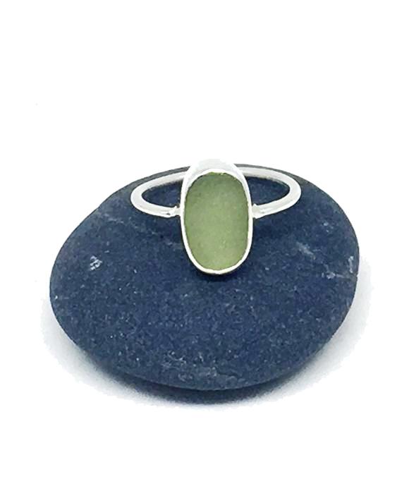 Light Olive Sea Glass 