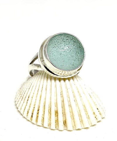 Aqua Marble Ring - Size 7