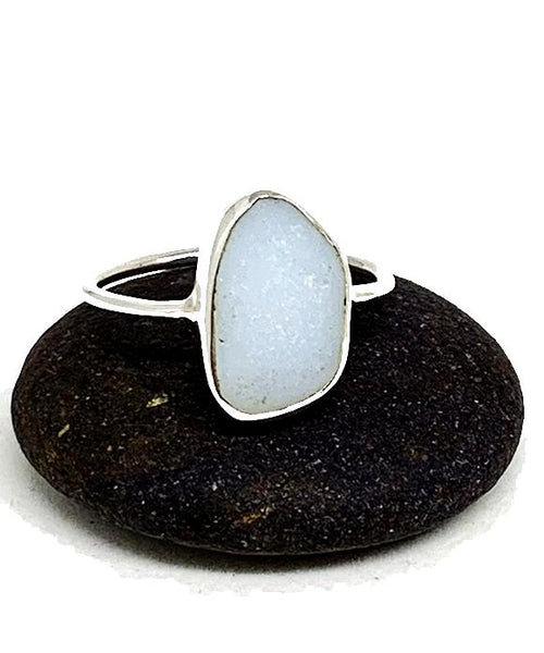 Pale Blue Jadite Sea Glass 