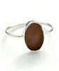 Rare Plum Sea Glass Stack Able 