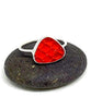 Very Rare Textured Red Sea Glass Stack Able 
