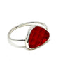 Very Rare Textured Red Sea Glass Stack Able 
