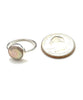 Round Gold Pink Coin Pearl 