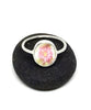 Soft Pink Floral Oval Vintage Pottery 