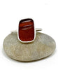 Textured Dark Brown Sea Glass 