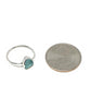 Small Aqua Blue Sea Glass Stack Able 