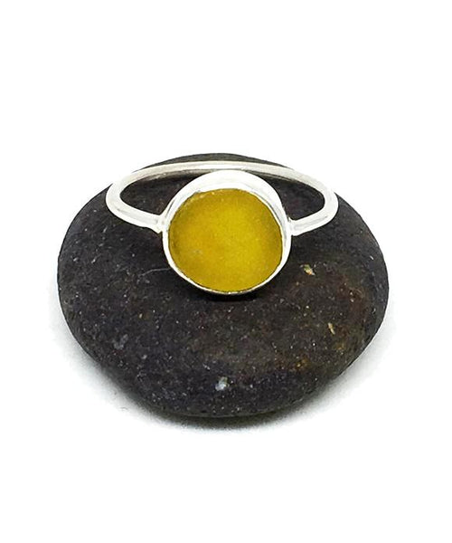 Yellow Sea Glass 