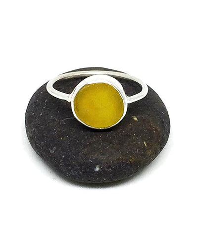Yellow Sea Glass 