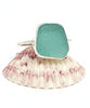 Chunky Dark Aqua Sea Glass Ring - Size 7