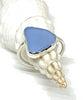Chunky Light Blue Sea Glass Ring - Size 7