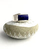 Rich Blue Lapis Heavy Band Ring - Size 12