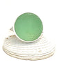 Aqua Sea Glass Marble Ring - Size 6