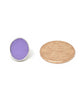 Lavender Oval Stained Glass Post Earrings