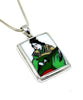 Geisha Vintage Pottery Pendant